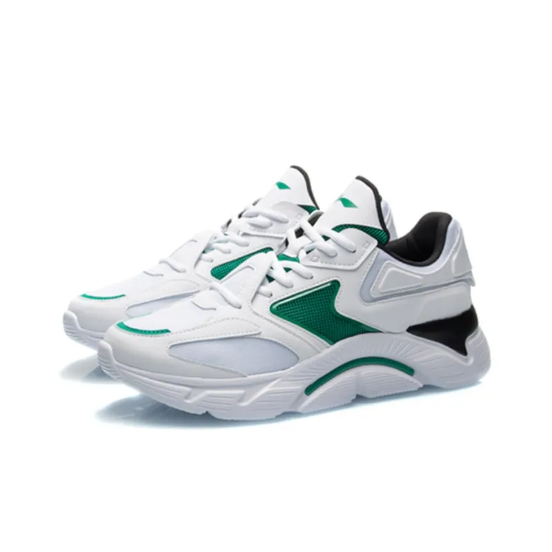 LiNing Li Ning Running Collection Durable Breathable Low Top Running Shoes Men's White-2