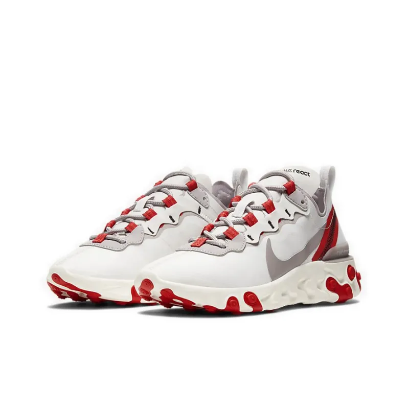 Nike React Element 55 Sail Phantom University Red Women's-2