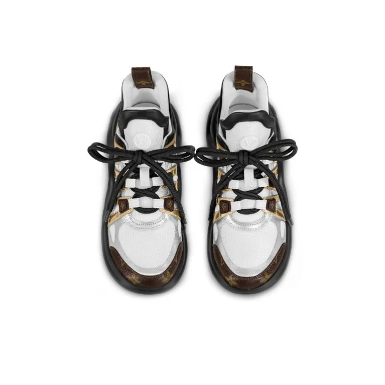 LOUIS VUITTON Lvxlol Arclight Trainer Gold Women's-3