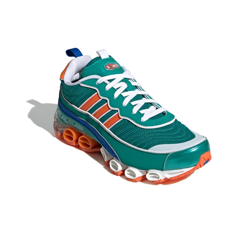 Adidas Originals Microbounce T1 Glory Green Orange-2