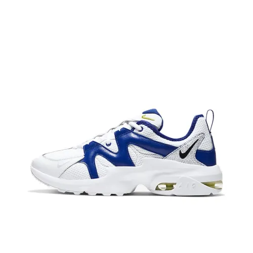 Nike Air Max Graviton Running Shoes Unisex Low-Top White/Blue Silver