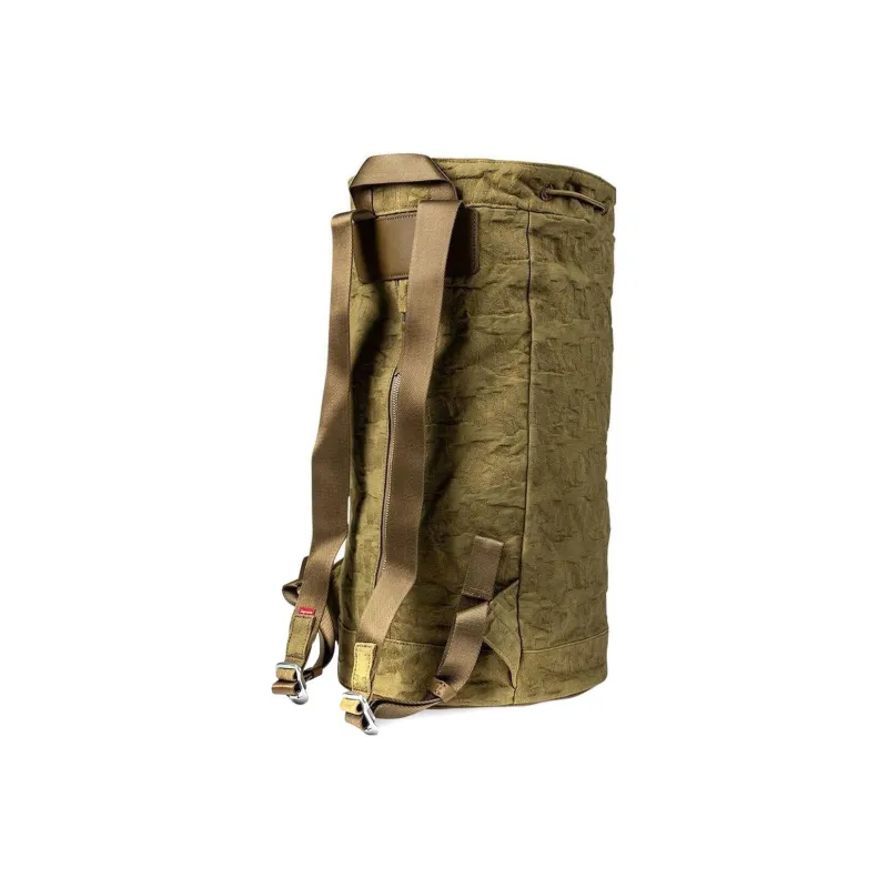 Supreme Cotton With Calfskin Backpack Regular Men's Green-1