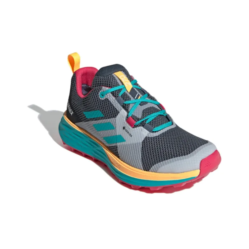 Adidas Terrex Two Gore Tex Trail 'Hi Res Aqua Gold' Women's-2