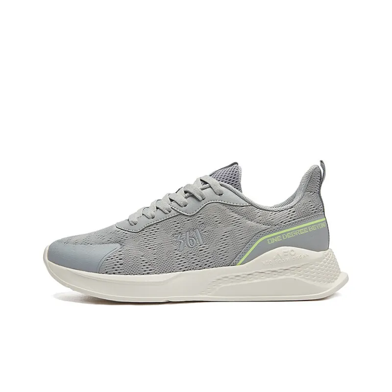 361° NFO NFO Tech Breathable Low-Top Running Shoes Men's Gray Green-0