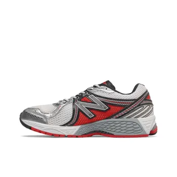 New Balance 860v2 White Silver Red
