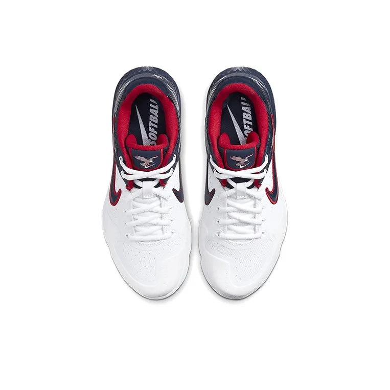 Nike Alpha Huarache Elite 2 Turf 'White Blue Red' Women's-3