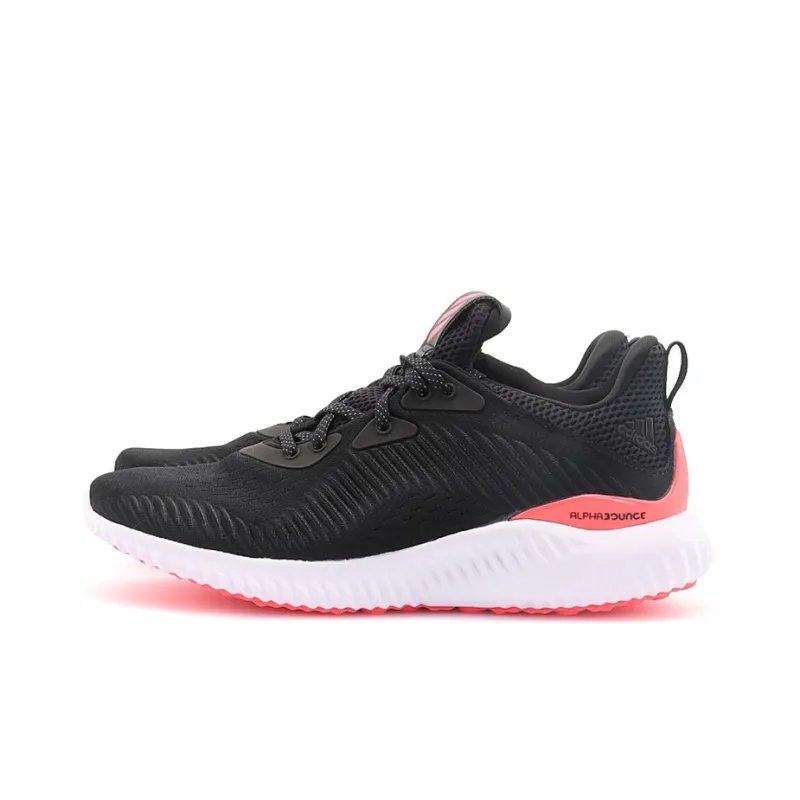 Adidas Alphabounce+ 'Black Signal Pink'-2