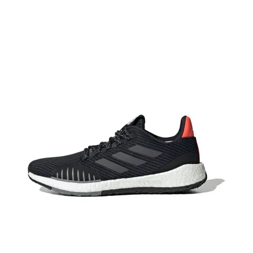 Adidas PulseBOOST Running Shoes Men Low-Top Black/Gray/Red