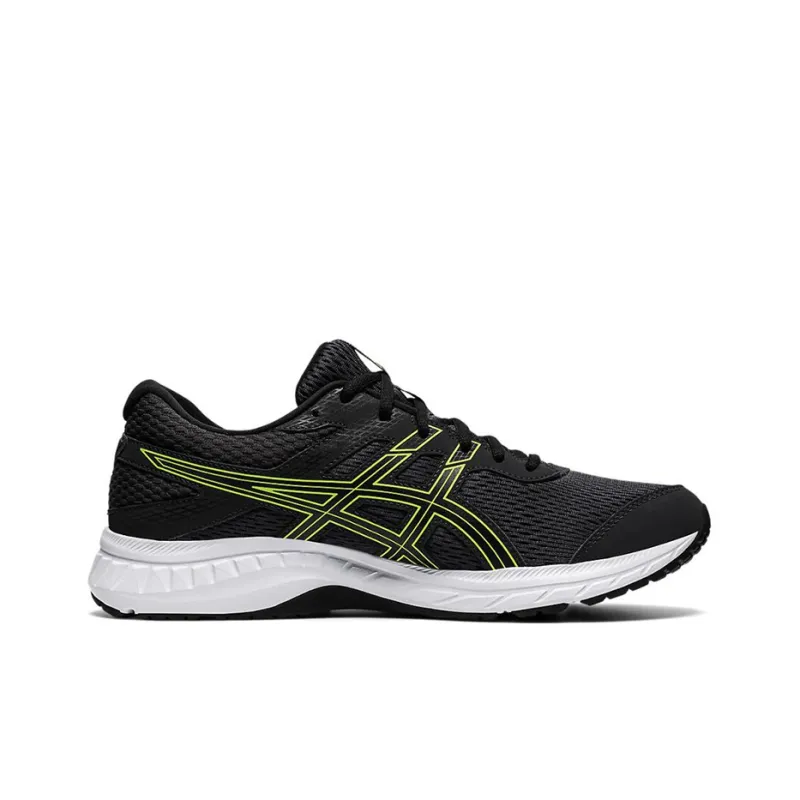 Asics Gel Contend 6 Graphite Lime Zest 4E Wide-1