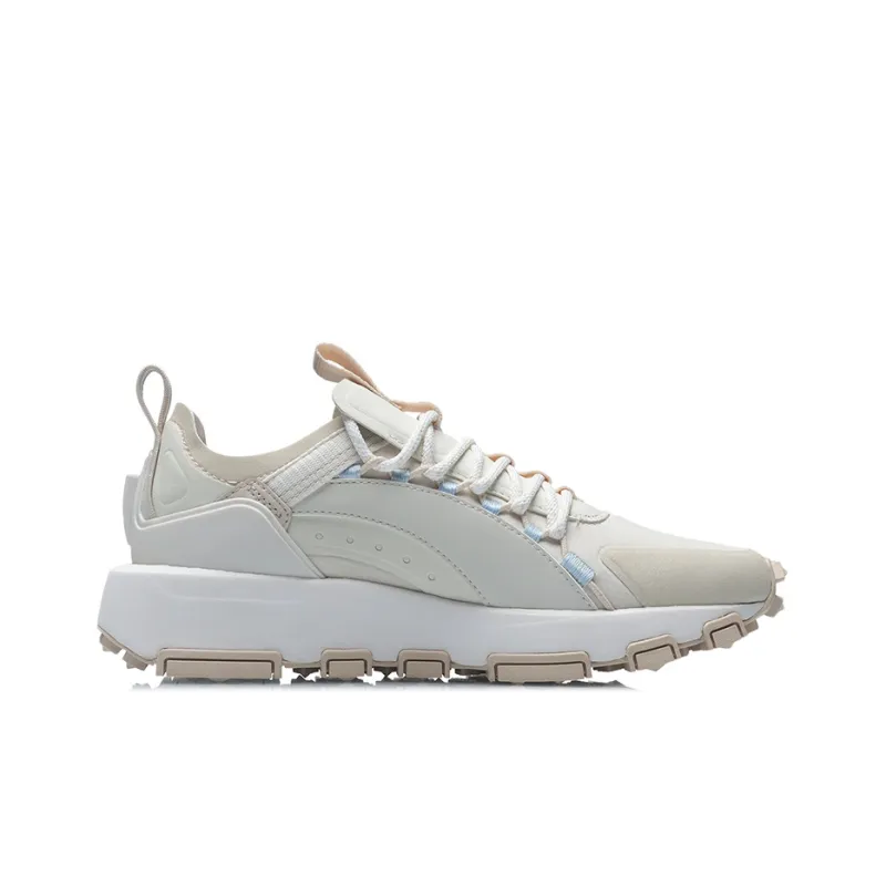 LINING Running Shoes Women's Low Top White/Apricot-1