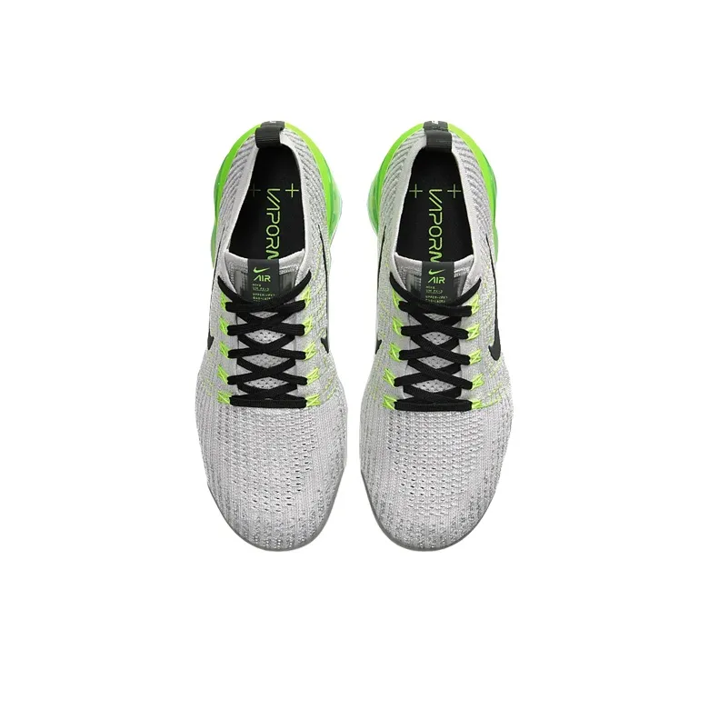 Nike Air VaporMax Flyknit 3 Vast Grey Electric Green-3