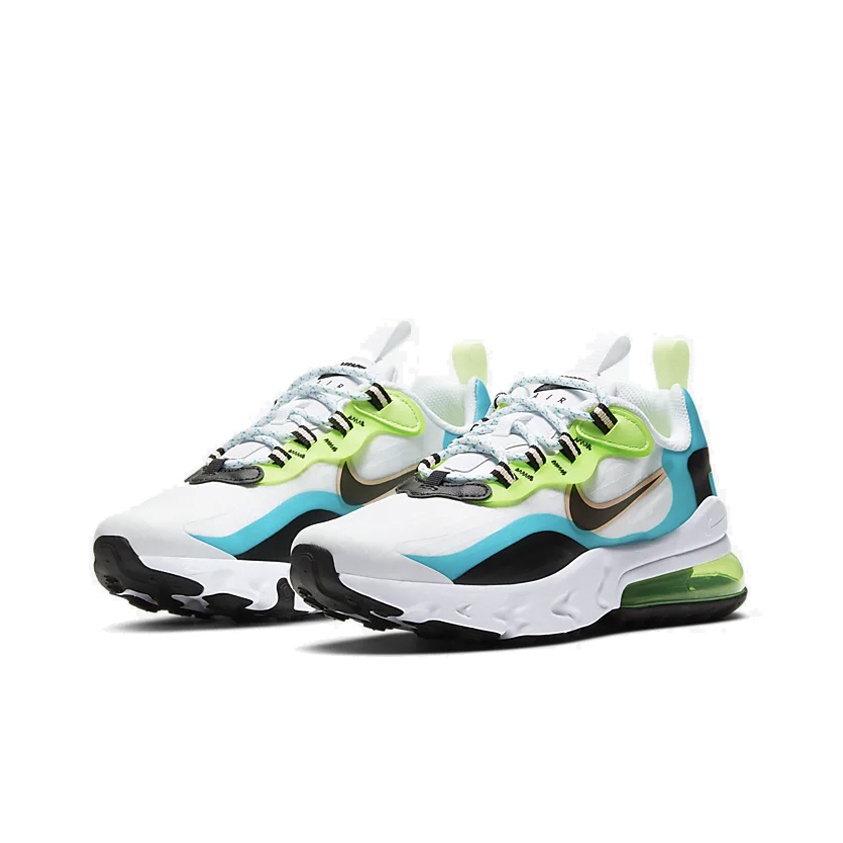 Nike Air Max 270 React Oracle Aqua Ghost Green GS POIZON