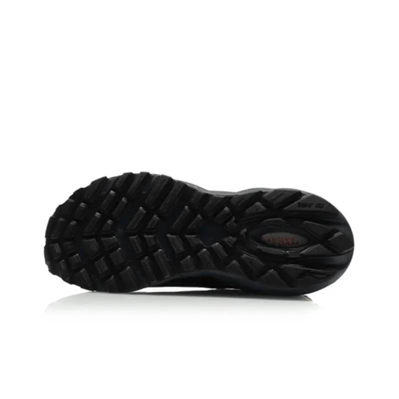 LiNing Cloud Shield Cushioning Anti Slip And Wear Resistant Low Top Running Shoes Men's Black-4