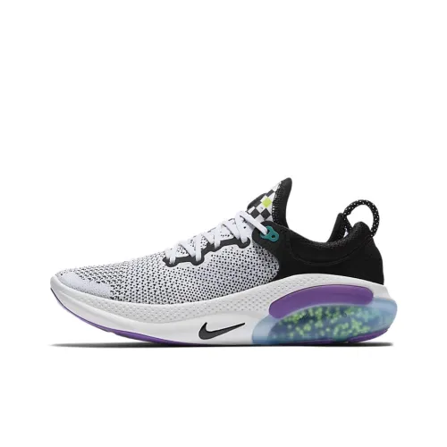 Nike Joyride Run Flyknit Summit White Black Purple Women's