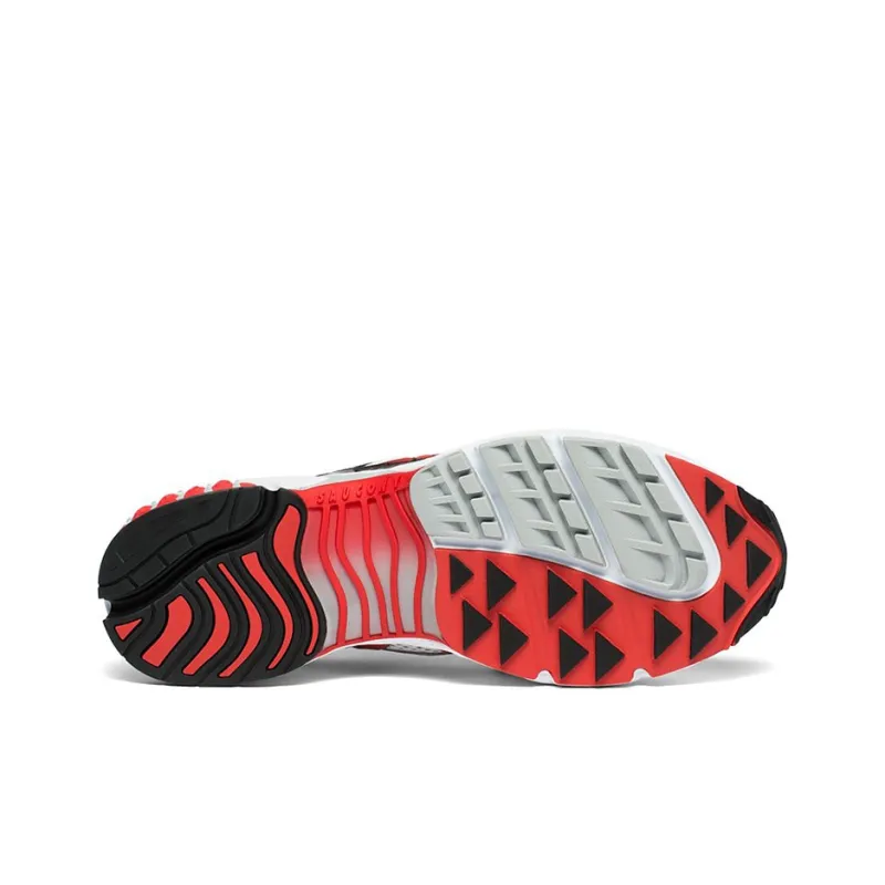 saucony Grid Web White Grey Red-4