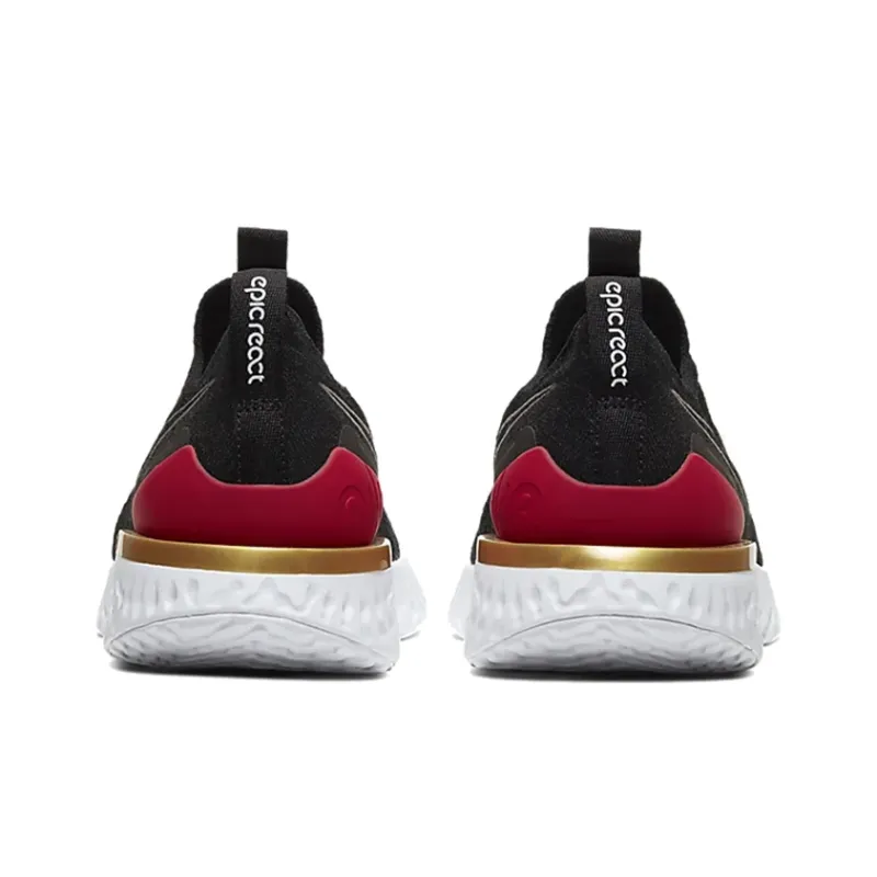 Nike Epic Phantom React Flyknit 'Black University Red' Women's-3
