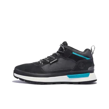 Timberland Field Trekker Cushioning Wear-Resistant Mid-Top Running Shoes Men's Black