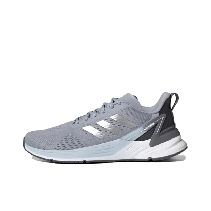 Adidas Response Super Breathable Low-Top Running Shoes Men's Gray-0