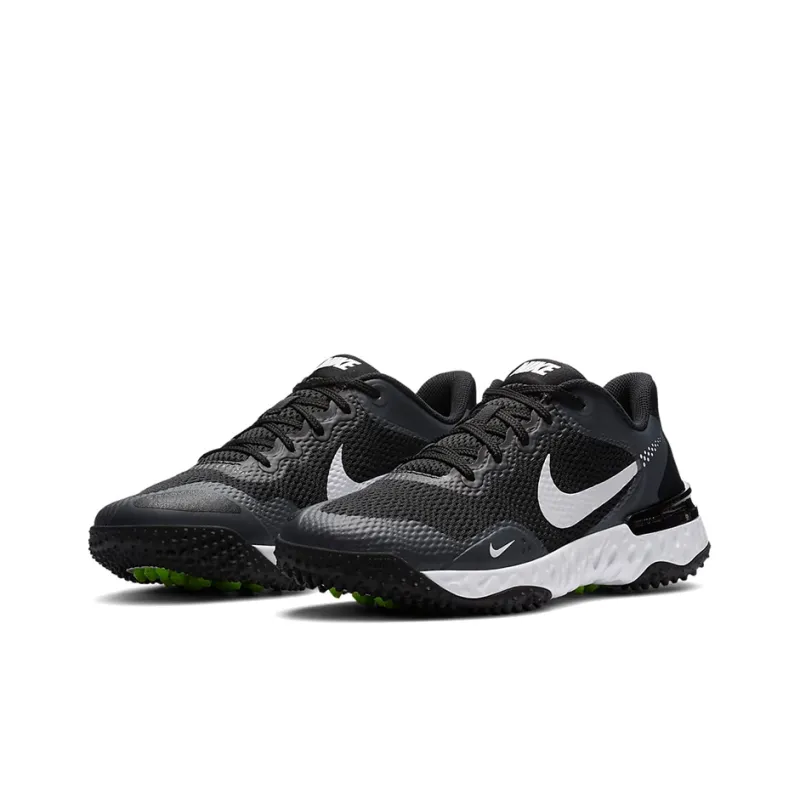 Nike Alpha Huarache Elite 3 Turf 'Black Iron Grey'-2
