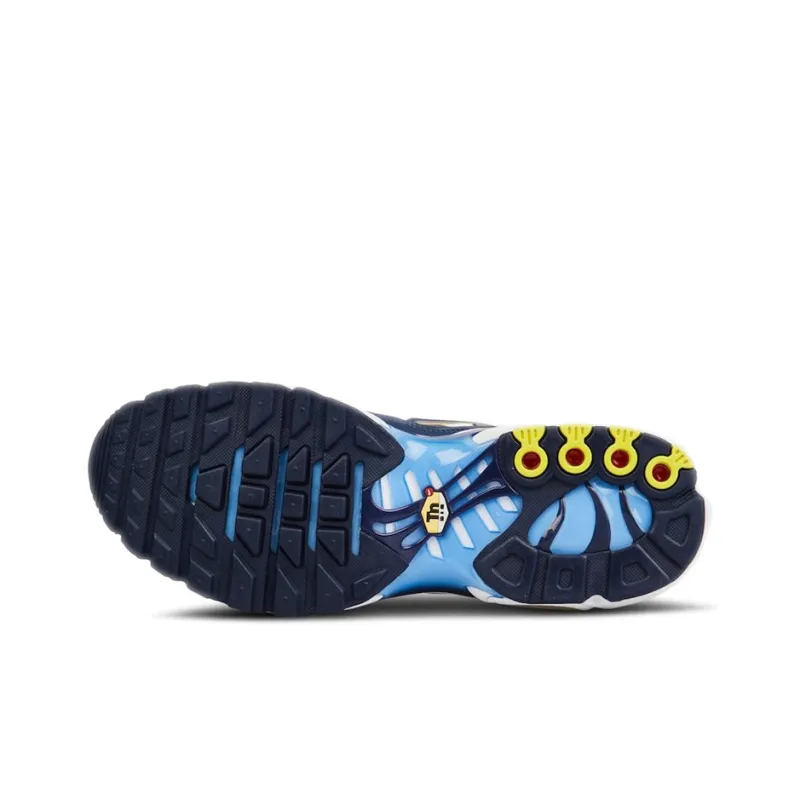 Nike Air Max Plus White Navy Gold-5