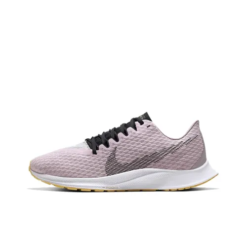 Nike Rival Fly 2 Running Shoes Women's Low-Top Pink Purple Red/Silver Purple/Metal Gold/Black