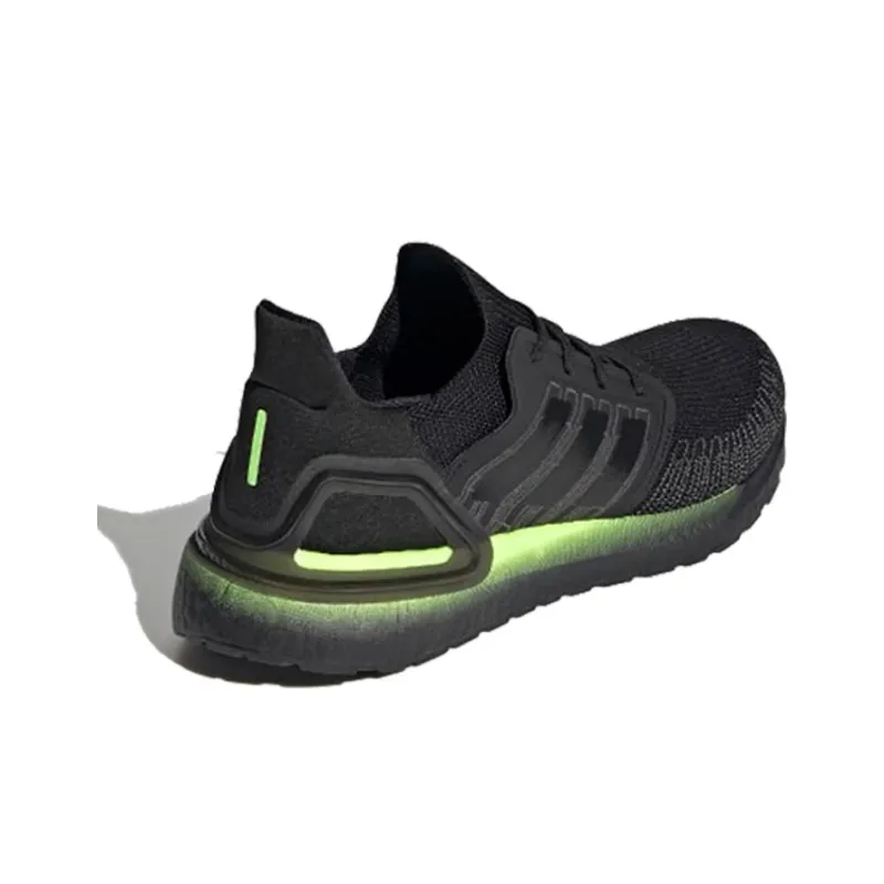 adidas Ultraboost 20 Black Signal Green-2