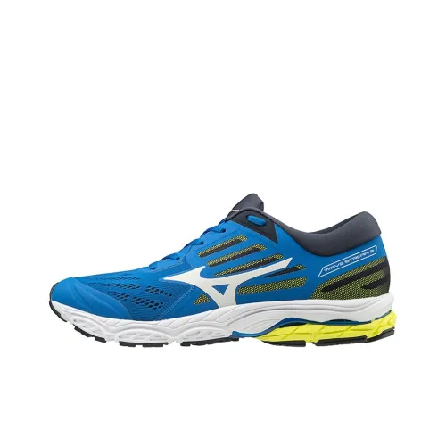 Mizuno Stream 2 Running Shoes Unisex Low-Top Blue/White/Yellow/Black