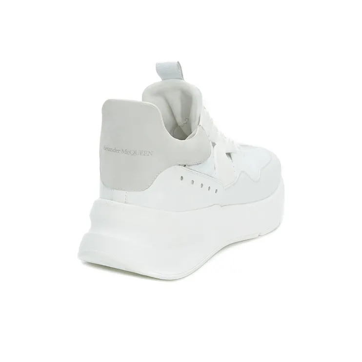 Alexander McQueen Oversized Runner White Silver-2