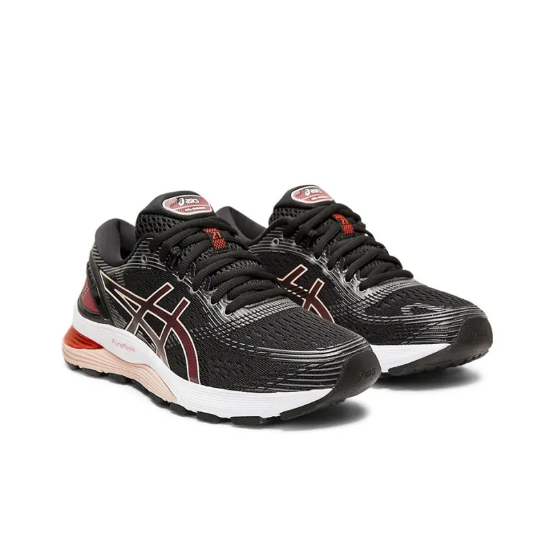Asics Gel Nimbus 21 'Black Laser Pink' Women's-2