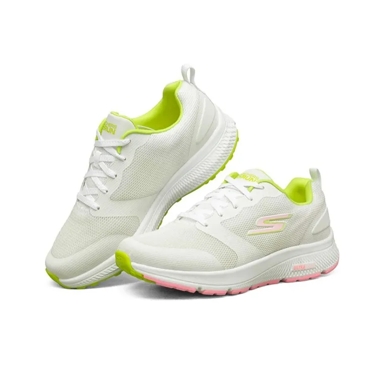 Skechers Go Run Consistent White/Pink/Yellow Women's-2