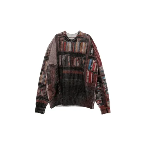 Sacai X Interstellar FW23 Co-branded Series Knitwear Unisex Brown