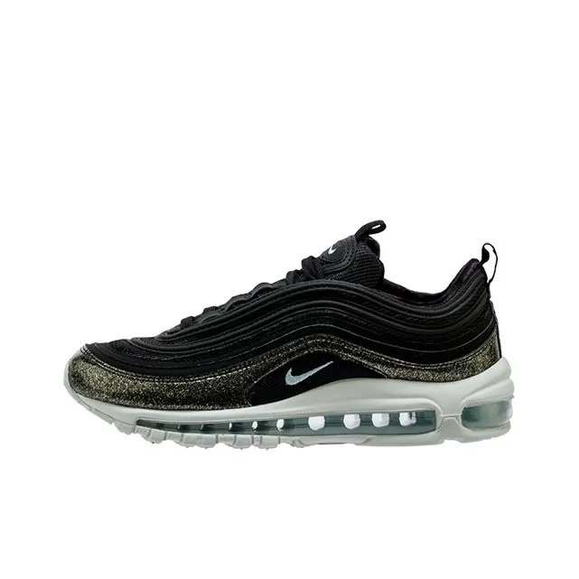 Nike Air Max 97 Slip Resistant Anti Kick Low Top Kids' Running Shoes Black Teenagers-1