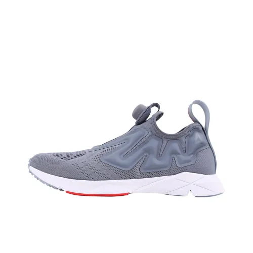 Reebok Pump Supreme Running Shoes Unisex Low-Top Gray