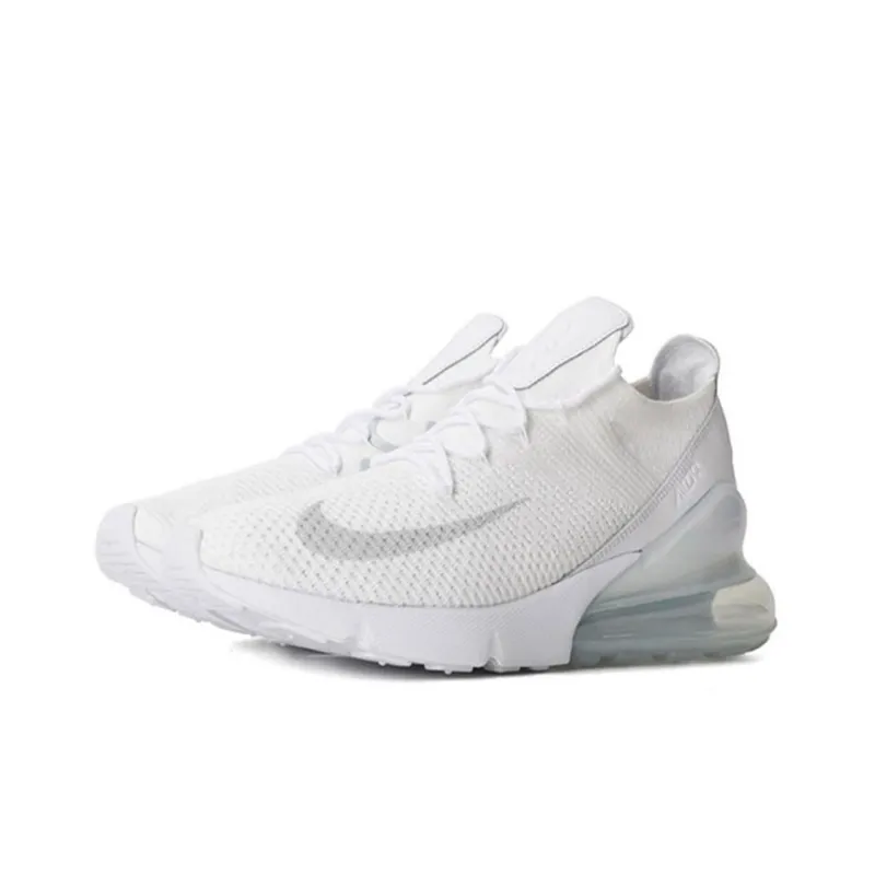 Nike Air Max 270 Flyknit Triple White-2
