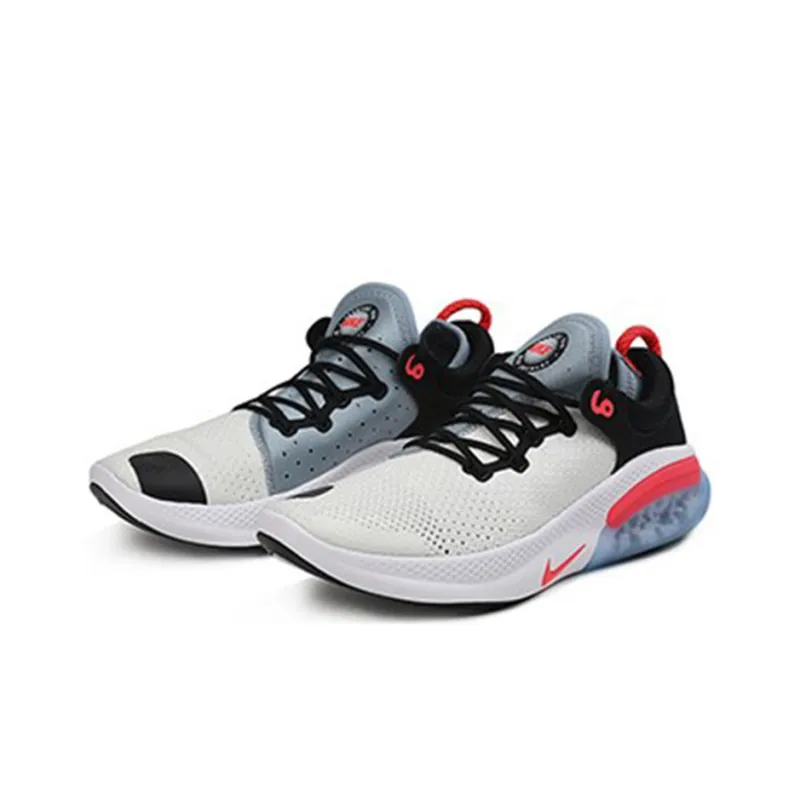 Nike Joyride Run Flyknit White Laser Crimson-2