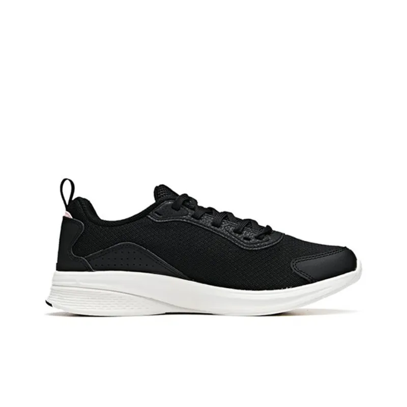 Anta Hydrogen Run Low Top Running Shoes Women's Black White-1