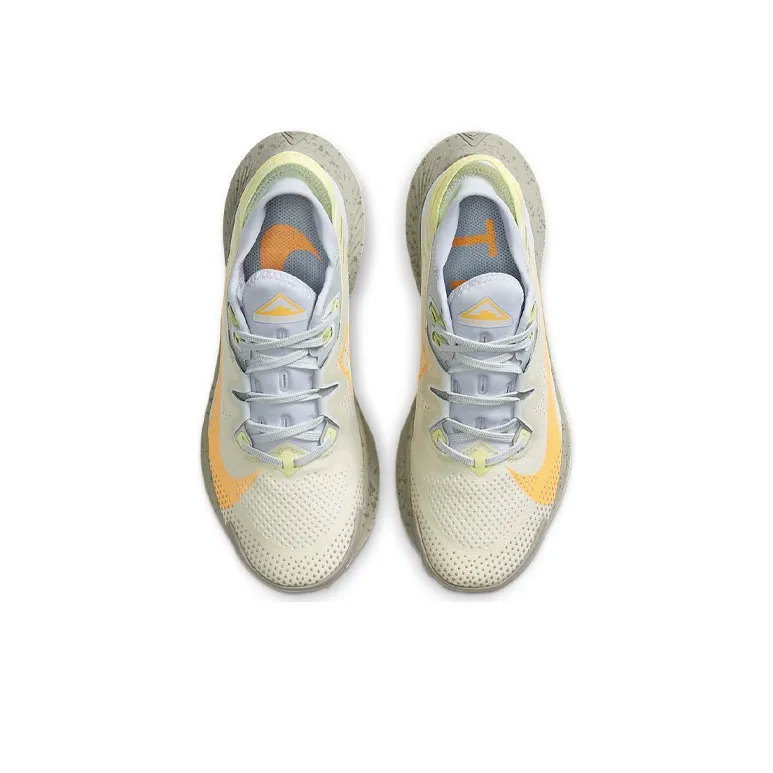 Nike Pegasus Trail 2 Pure Platinum Fossil Laser Orange Women's-3