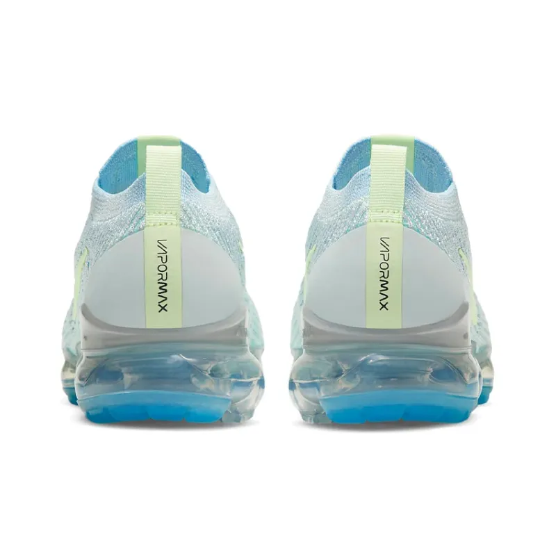Nike Air VaporMax Flyknit 3 Baltic Blue Barely Volt Women's-3