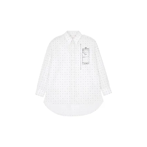 MM6 Maison Margiela Polka Dot-print Cotton Shirt