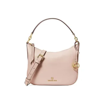 MICHAEL KORS MK Kelsey Litchi Grain Leather Crossbody Bag Shoulder Bag Small Size Women's Pink
