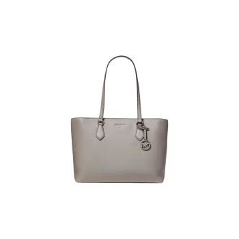 MICHAEL KORS Valerie Litchi Grain Leather Tote Bag Shopping Bag Handbag Shoulder Bag Women's Gray