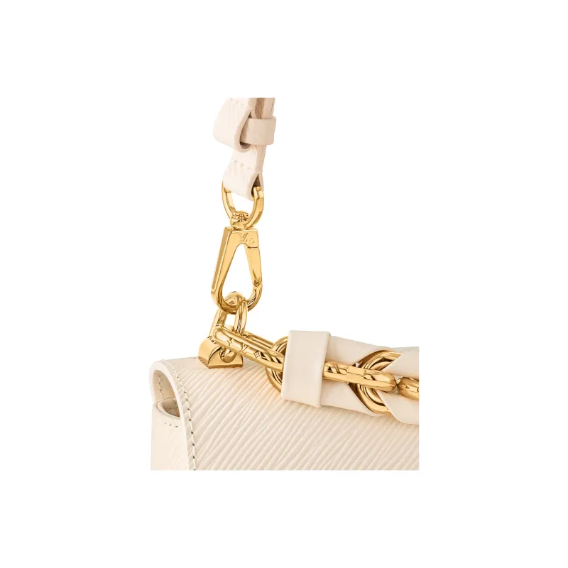 LOUIS VUITTON Twist Epi Grain Cow Leather Shoulder Bag, Crossbody Bag Trumpets Women's Ecru-5