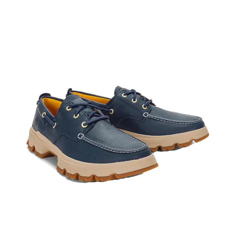 Timberland Greenstride Originals Ultra Leather Boat Shoes 'Blue'-2
