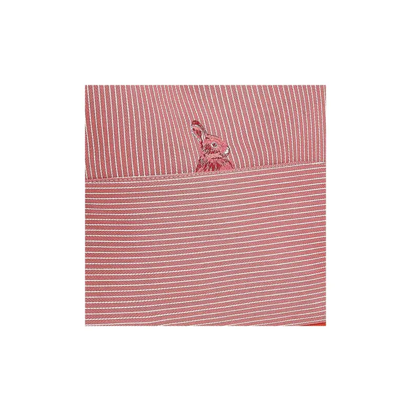 HERMES Bolide Passe-passe Case Cotton Canvas Canvas Bag Storage Bag Makeup Bag Women's Red-1