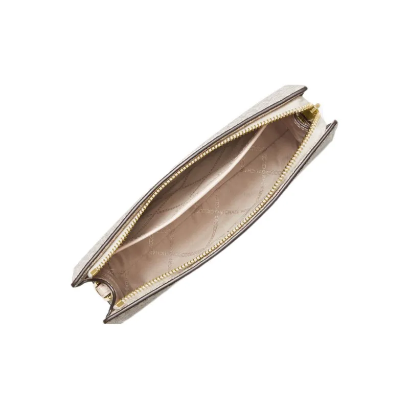 MICHAEL KORS Coated Canvas Wrist Bag Clutch Medium Size Women's Pink-2
