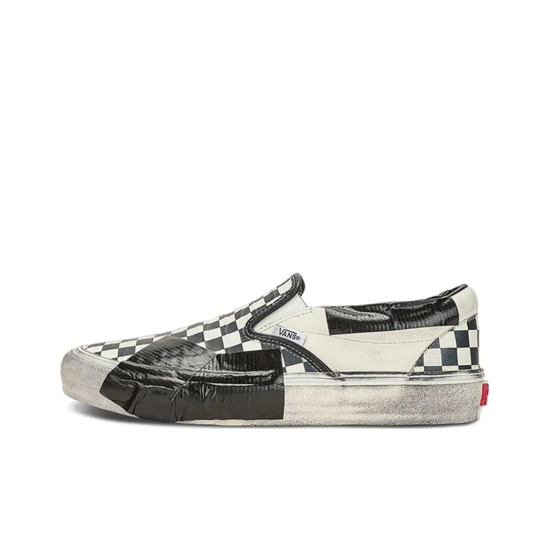 Vans Classic Slip On Vlt Lx Lux Duct Tape Checkerboard-0