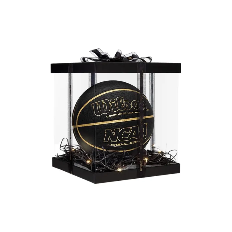 Wilson NCAA Collection WTB067519IB07CN PU Basketball Black Size 7 Training Unisex-9