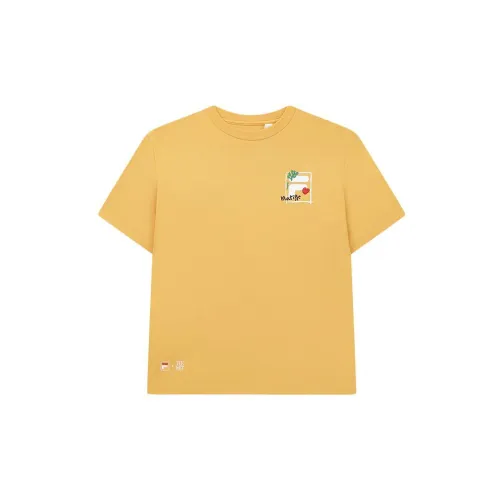 FILA X THE MET Co-branded Series T-Shirts Women's Yellow