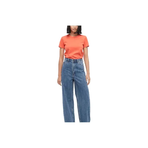 UNIQLO T-Shirts Women's Bright Orange