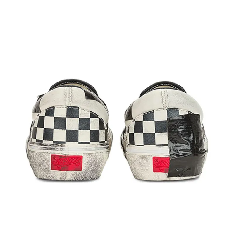 Vans Classic Slip On Vlt Lx Lux Duct Tape Checkerboard-3